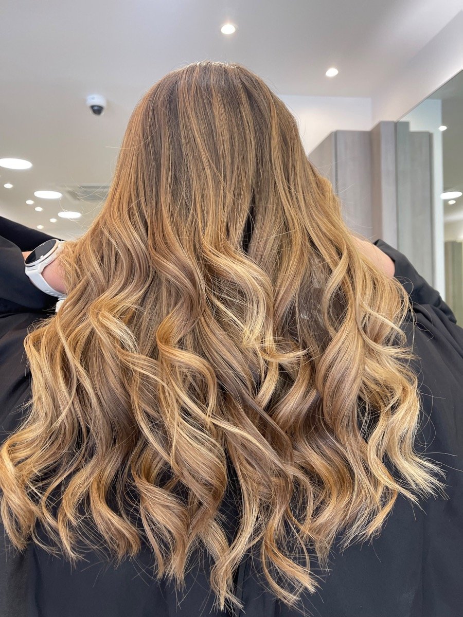 Honey caramel balayage by Dita